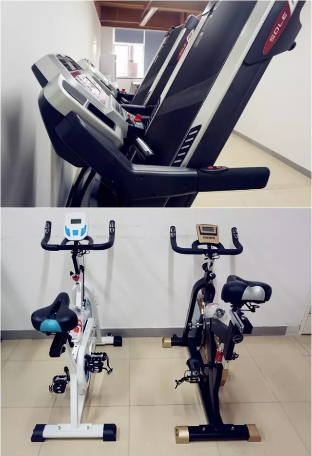 Running, biking, etc. in Zhongyi Fitness Center